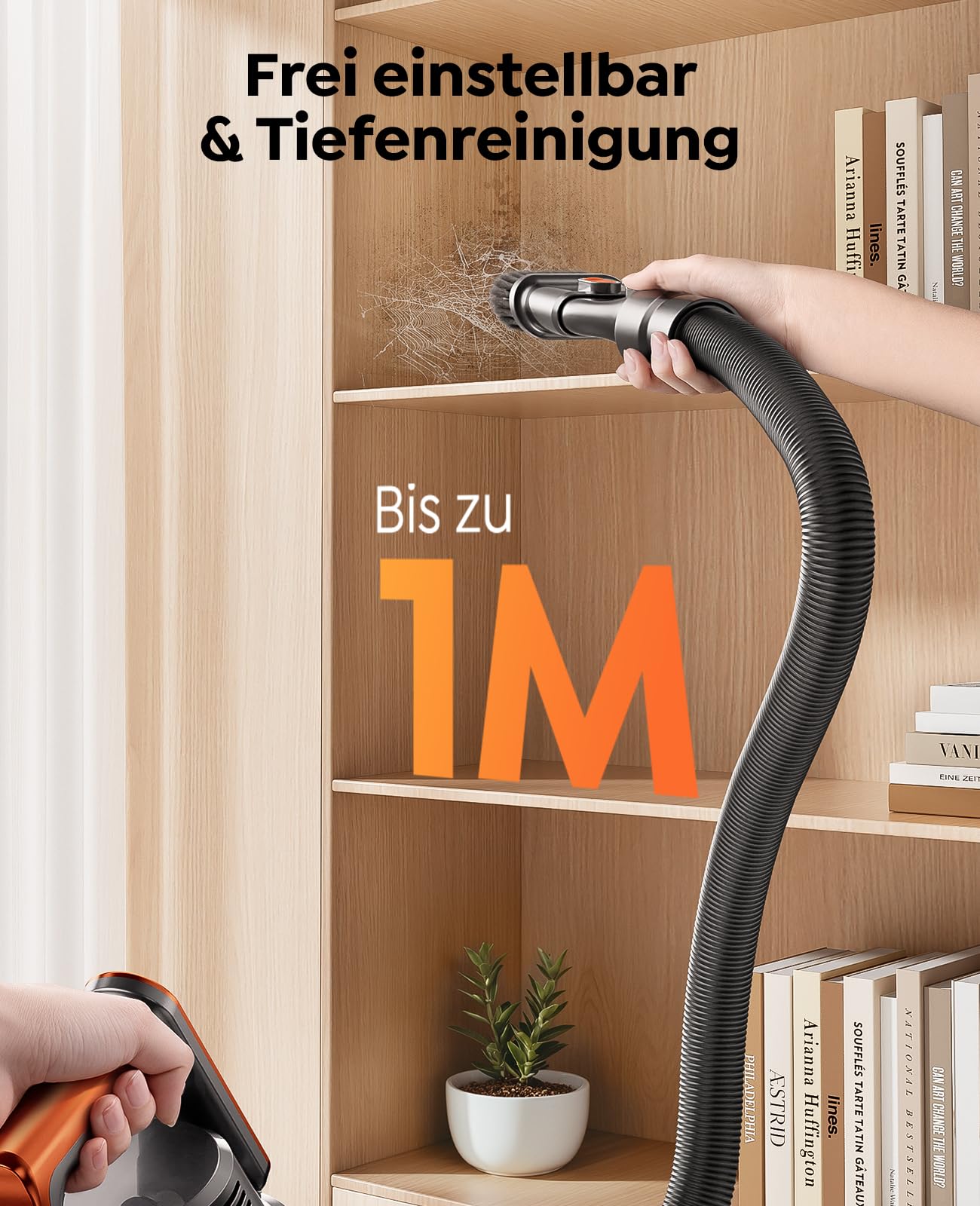 Fieety Touchscreen: 600 W / 50 kPa / 65 Min â Akkusauger mit Wandstation, Aromatherapie & Automatikmodus â fĂŒr alle Böden & Tierhaare