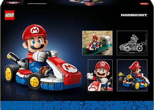 LEGO Super Mario Mario Kart 72037, baubares Standard-Kart mit Mario Figur, Sammlerstück für Gamer & Nintendo-Fans