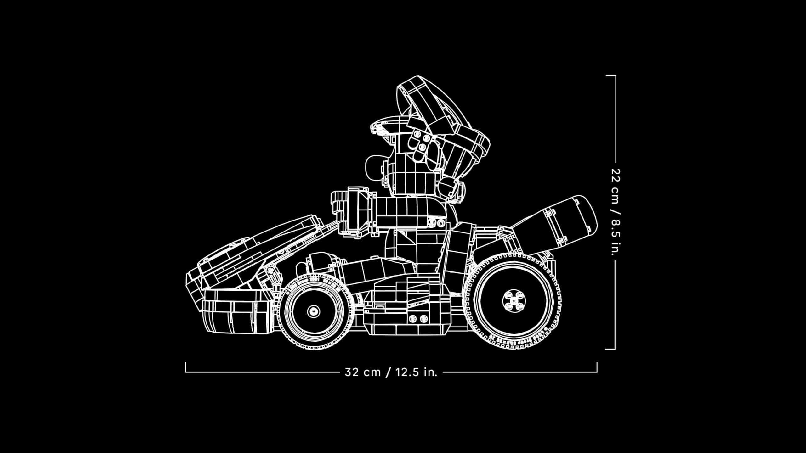 LEGO Super Mario Mario Kart 72037, baubares Standard-Kart mit Mario Figur, Sammlerstück für Gamer & Nintendo-Fans