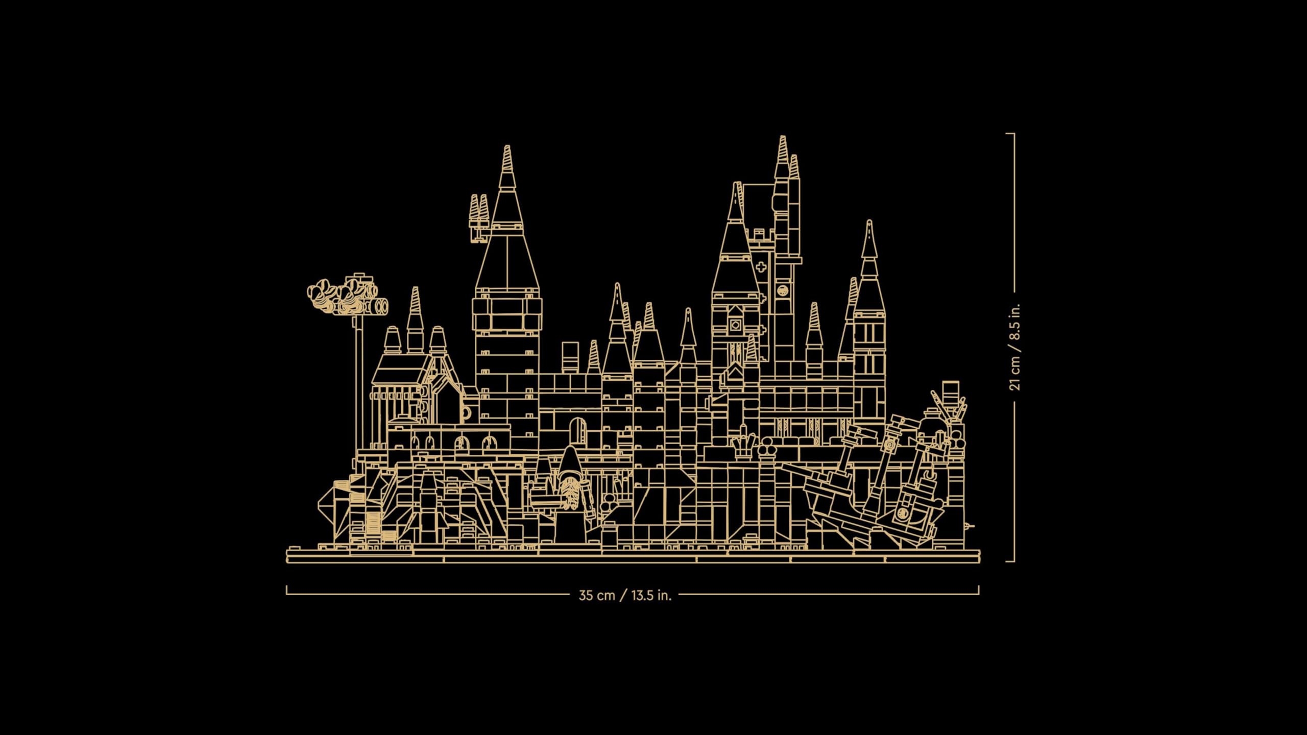 LEGO Harry Potter Schloss Hogwarts 76419, Sammlerset mit Hauptturm, Astronomieturm, Kammer des Schreckens & Figur