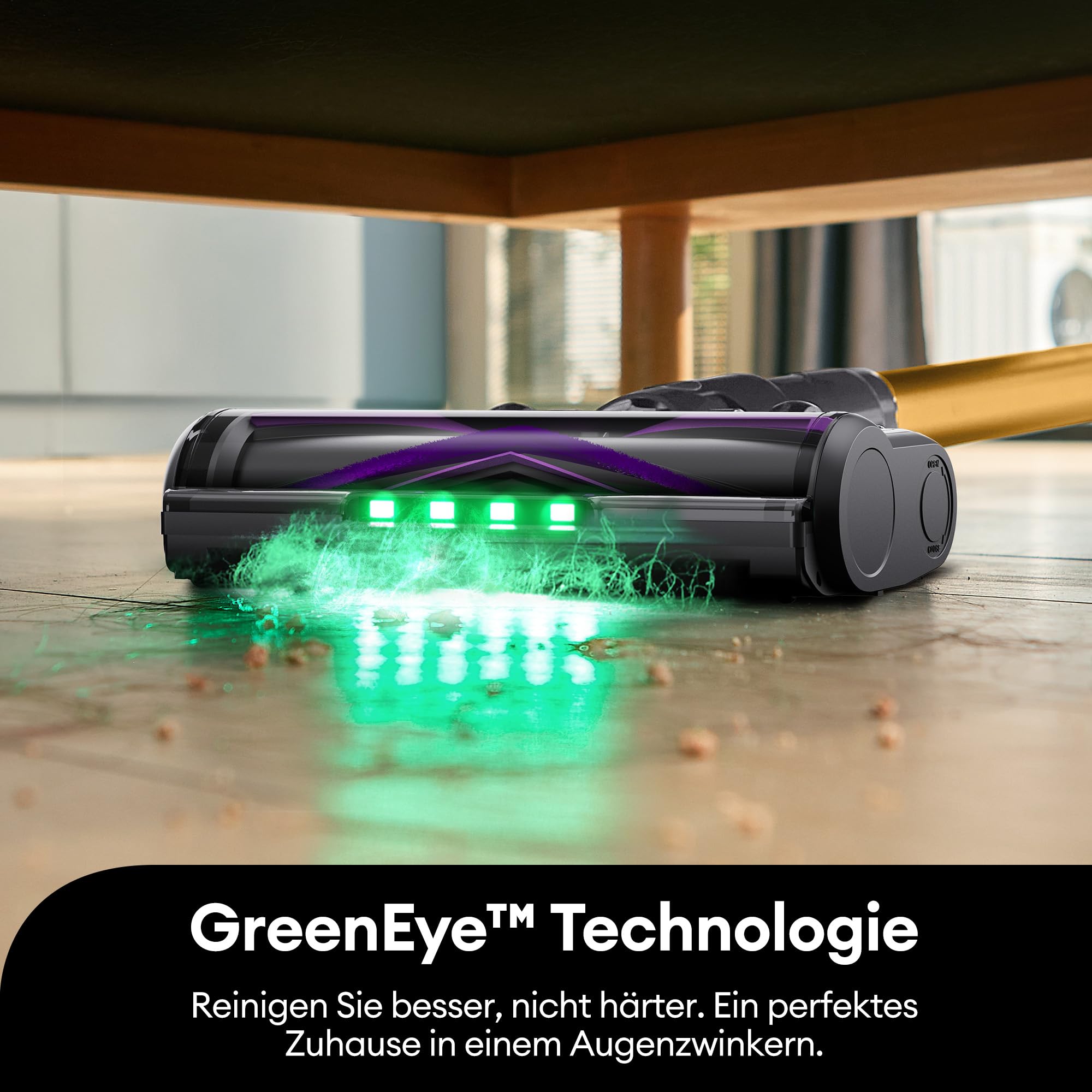 Ultenic U20: 55000 Pa / 600 W / 60 Min – Kabelloser Staubsauger mit Smart-Display, Anti-Tangle-Bürste & Wandhalterung – ideal für Tierhaare & Hartböden