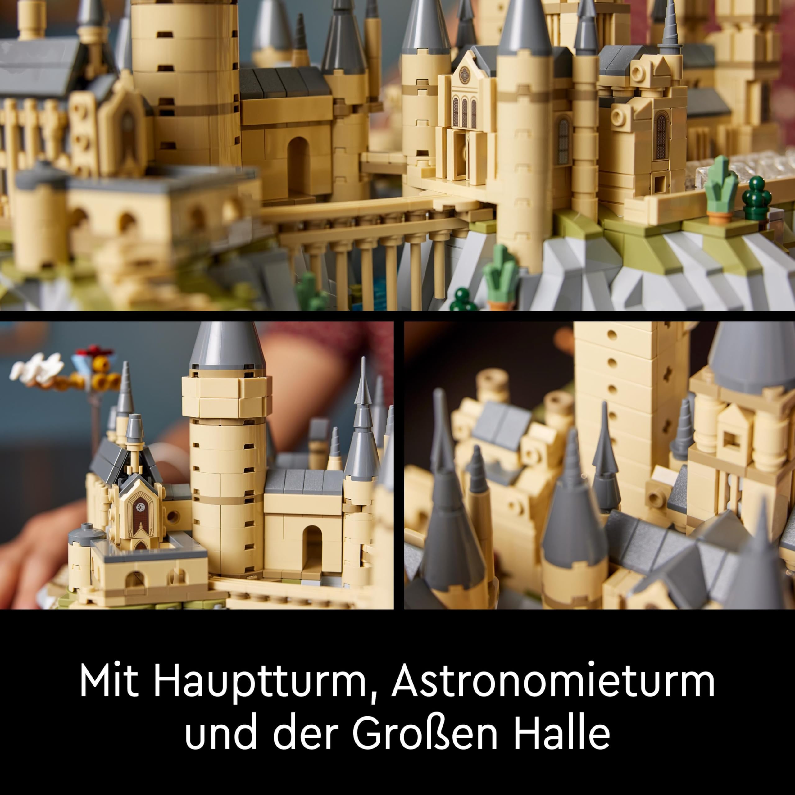 LEGO Harry Potter Schloss Hogwarts 76419, Sammlerset mit Hauptturm, Astronomieturm, Kammer des Schreckens & Figur