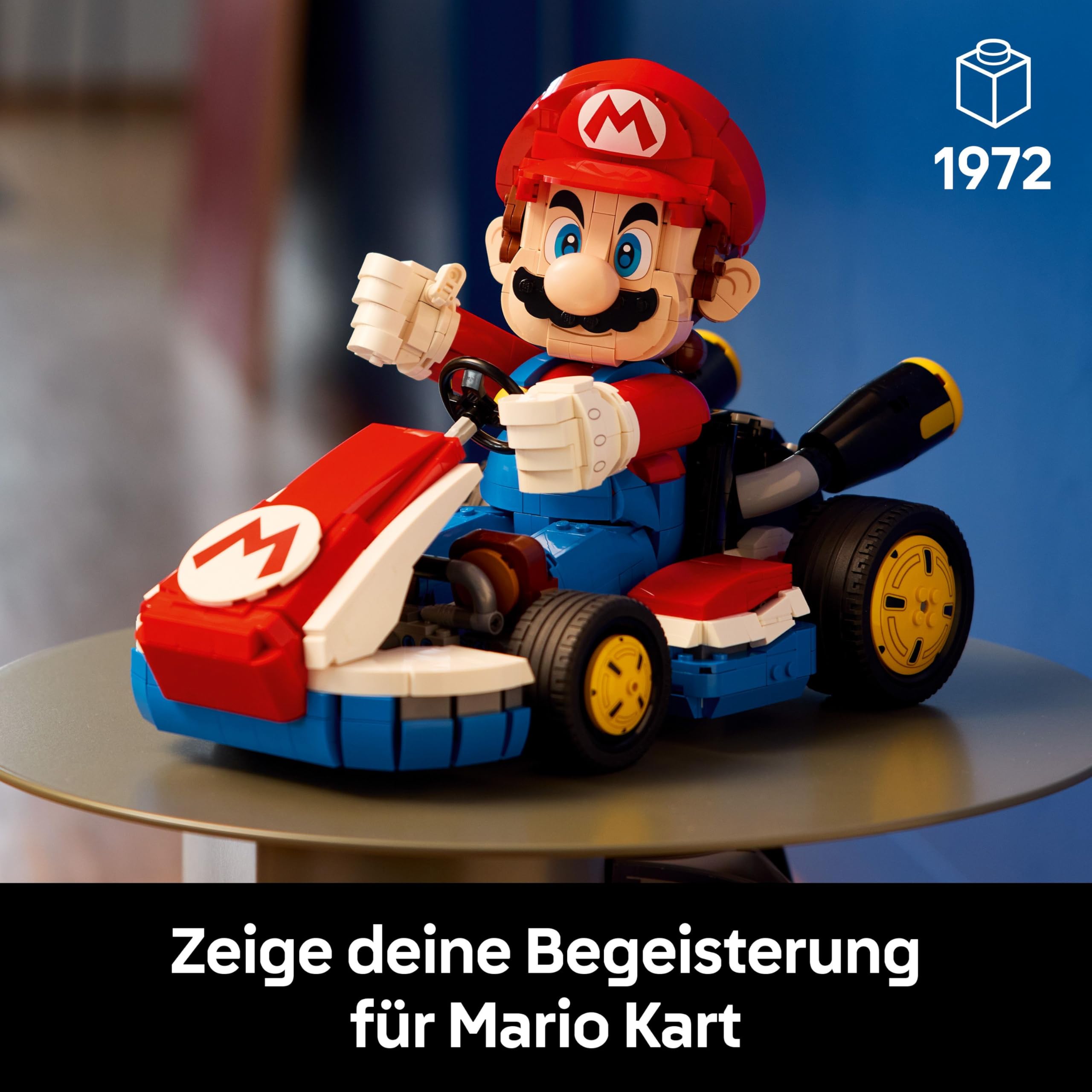 LEGO Super Mario Mario Kart 72037, baubares Standard-Kart mit Mario Figur, Sammlerstück für Gamer & Nintendo-Fans