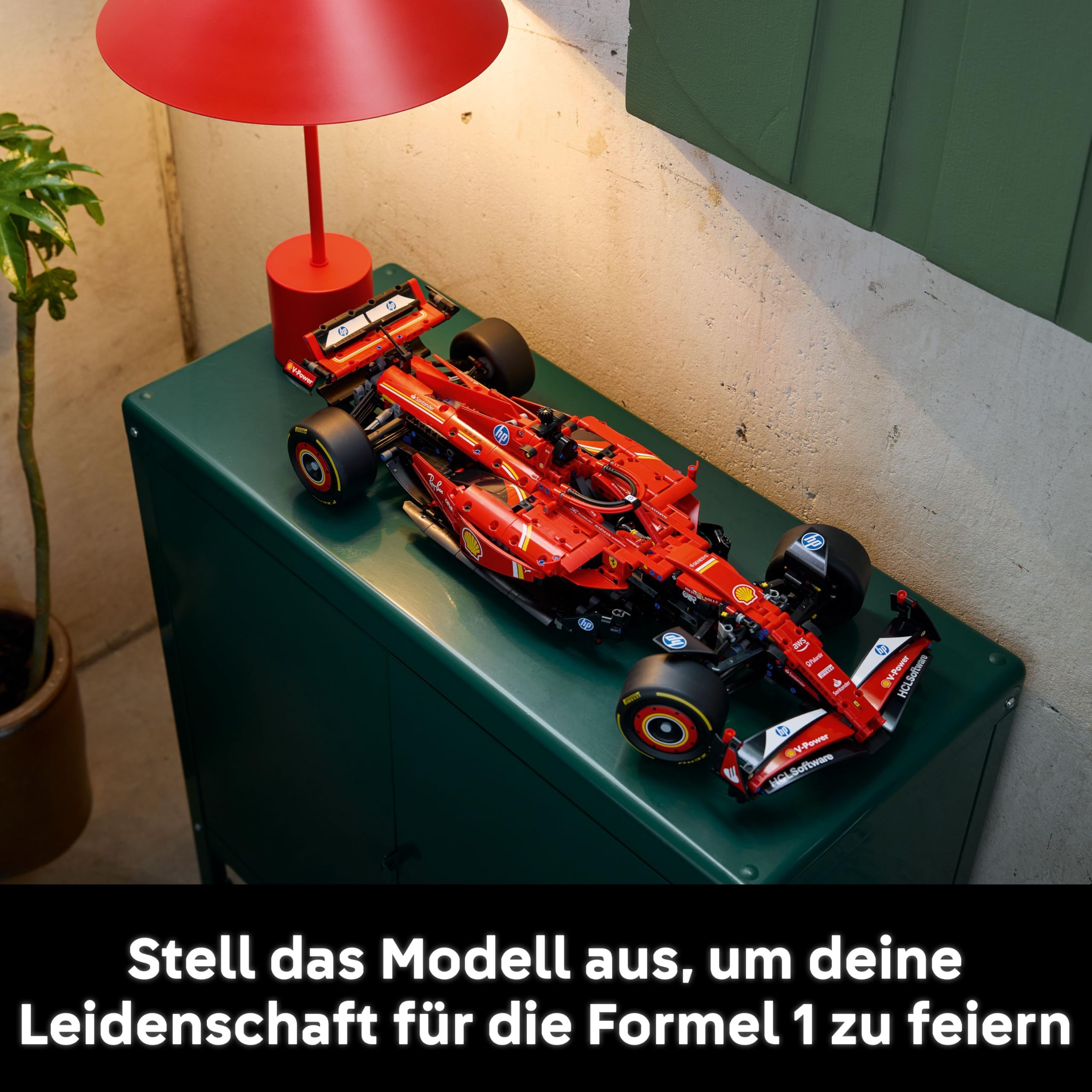 LEGO Technic Ferrari SF-24 F1 42207, 1:8 Sammlermodell mit V6-Motor, Getriebe, Lenkung & DRS, Geschenk für Erwachsene