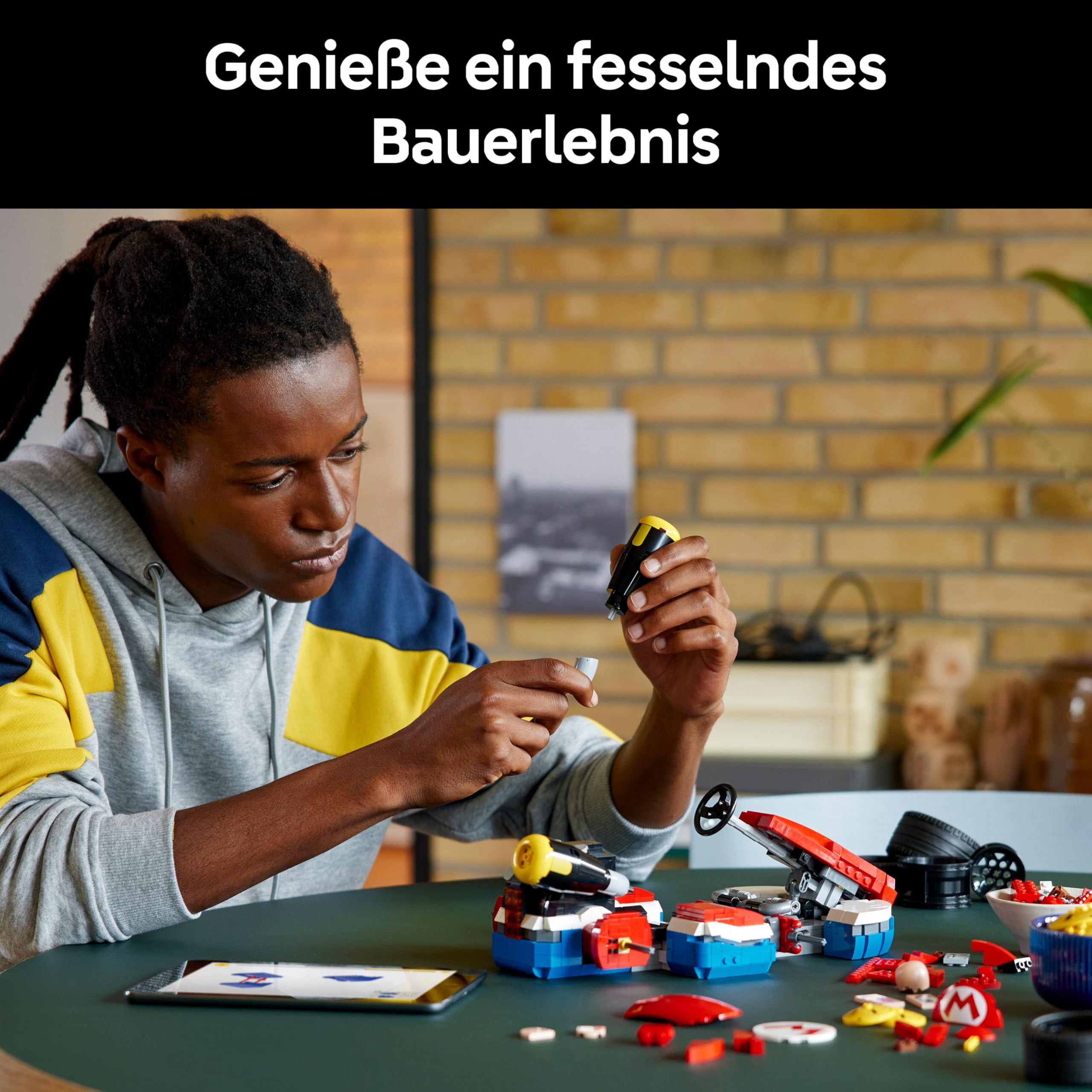 LEGO Super Mario Mario Kart 72037, baubares Standard-Kart mit Mario Figur, Sammlerstück für Gamer & Nintendo-Fans