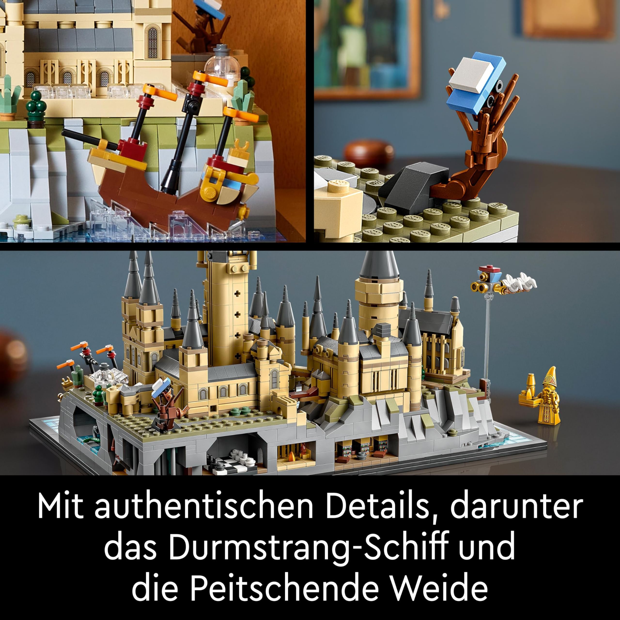 LEGO Harry Potter Schloss Hogwarts 76419, Sammlerset mit Hauptturm, Astronomieturm, Kammer des Schreckens & Figur